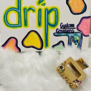 Rainbow Prism Hair Claw by Drip Creations